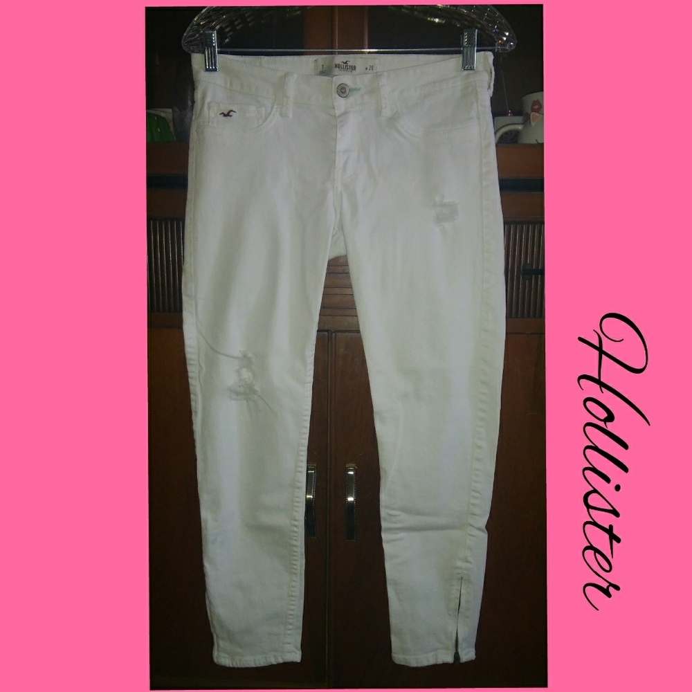 Hollister ankle zip jeans